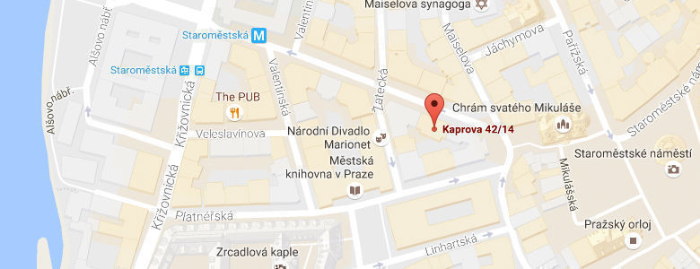 Kaprova 42/14, 110 00 Praha 1